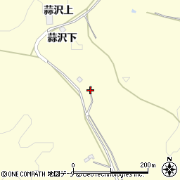 宮城県大崎市鹿島台広長（蒜沢下）周辺の地図