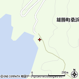 宮城県石巻市雄勝町桑浜桑浜84-2周辺の地図