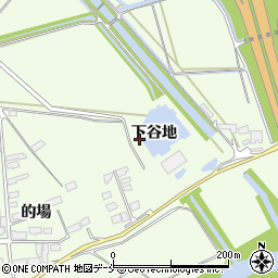 宮城県石巻市小船越下谷地周辺の地図