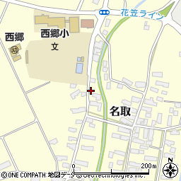 山形県村山市名取1010周辺の地図