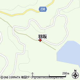 宮城県石巻市雄勝町桑浜羽坂94周辺の地図