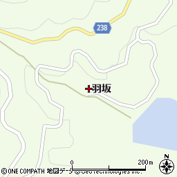 宮城県石巻市雄勝町桑浜羽坂47周辺の地図