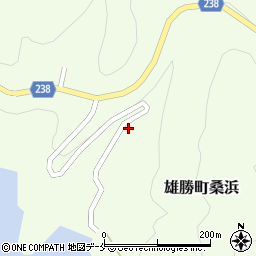 宮城県石巻市雄勝町桑浜桑浜53-3周辺の地図