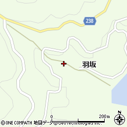 宮城県石巻市雄勝町桑浜羽坂88周辺の地図