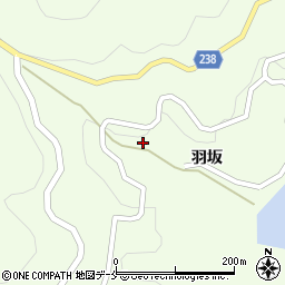 宮城県石巻市雄勝町桑浜羽坂57周辺の地図
