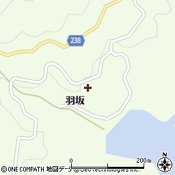 宮城県石巻市雄勝町桑浜羽坂44周辺の地図