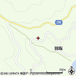 宮城県石巻市雄勝町桑浜羽坂61周辺の地図