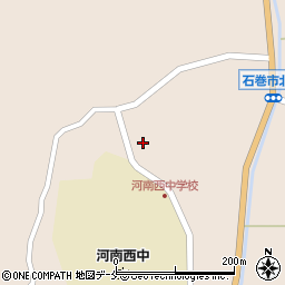 宮城県石巻市北村小崎一周辺の地図