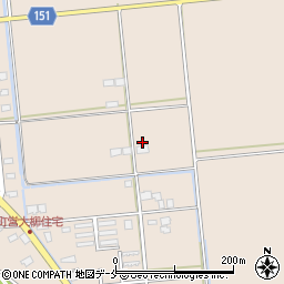 宮城県遠田郡美里町大柳屋敷前周辺の地図