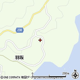 宮城県石巻市雄勝町桑浜羽坂30周辺の地図