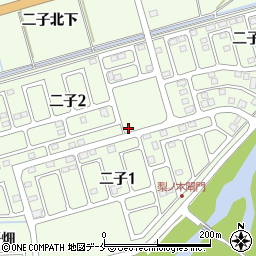 宮城県石巻市二子周辺の地図