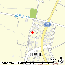 山形県村山市河島山3-8周辺の地図