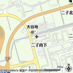 宮城県石巻市小船越二子南下周辺の地図