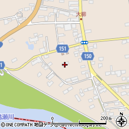 宮城県遠田郡美里町大柳梅ノ木周辺の地図