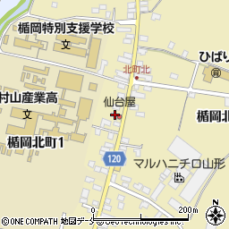 仙台屋酒店周辺の地図