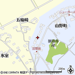 宮城県大崎市鹿島台船越山野町39周辺の地図