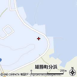 宮城県石巻市雄勝町水浜水浜49周辺の地図