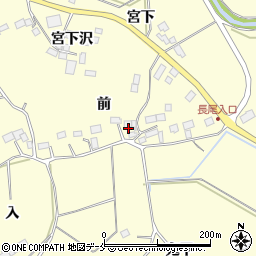 宮城県大崎市松山長尾前周辺の地図