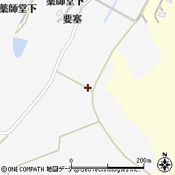 宮城県大崎市松山金谷新要塞周辺の地図