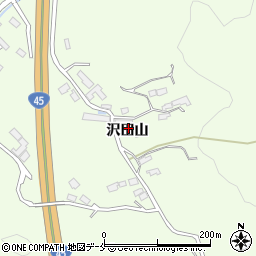 宮城県石巻市小船越沢田山166周辺の地図