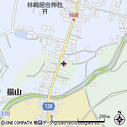 山形県村山市擶山592周辺の地図