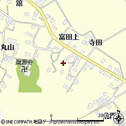 宮城県大崎市松山長尾兵庫屋敷周辺の地図