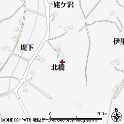 宮城県大崎市松山金谷北橋周辺の地図