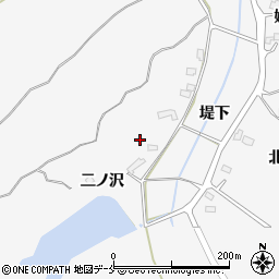 宮城県大崎市松山金谷（二ノ沢）周辺の地図