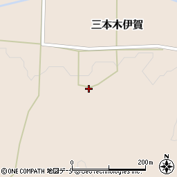 宮城県大崎市三本木伊賀大洞周辺の地図