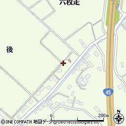 宮城県石巻市小船越後周辺の地図