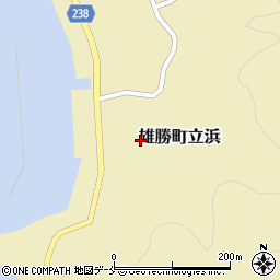 宮城県石巻市雄勝町立浜周辺の地図