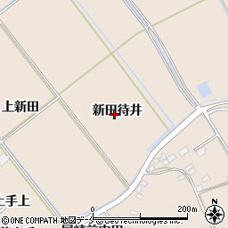宮城県石巻市三輪田新田待井周辺の地図