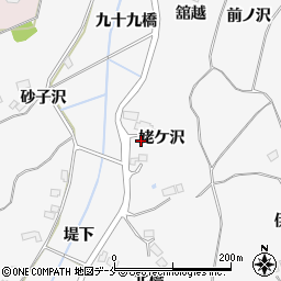 宮城県大崎市松山金谷（姥ケ沢）周辺の地図