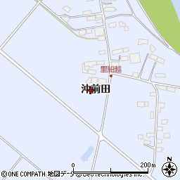 宮城県大崎市鹿島台船越沖前田周辺の地図