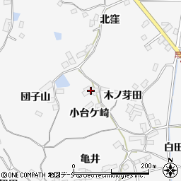 宮城県大崎市松山金谷小台ケ崎周辺の地図