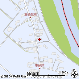 宮城県大崎市鹿島台船越本屋敷110周辺の地図