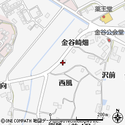 宮城県大崎市松山金谷西風周辺の地図