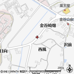 宮城県大崎市松山金谷西風田周辺の地図