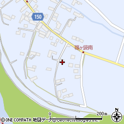 宮城県遠田郡美里町福ケ袋袖川周辺の地図