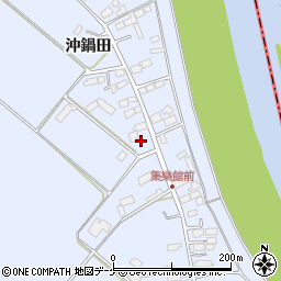 宮城県大崎市鹿島台船越鍋田53周辺の地図