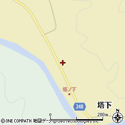 新潟県村上市塔下11周辺の地図