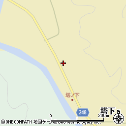 新潟県村上市塔下16周辺の地図