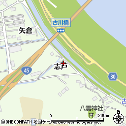 宮城県石巻市小船越（志戸）周辺の地図