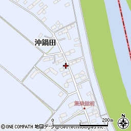 宮城県大崎市鹿島台船越鍋田50-3周辺の地図