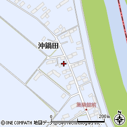 宮城県大崎市鹿島台船越鍋田26周辺の地図
