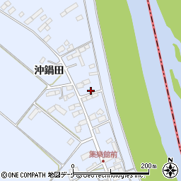 宮城県大崎市鹿島台船越本屋敷周辺の地図