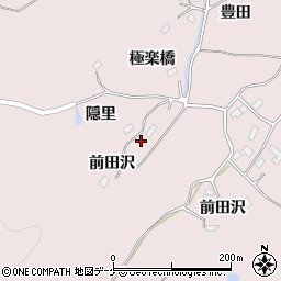 宮城県大崎市松山千石前田沢周辺の地図