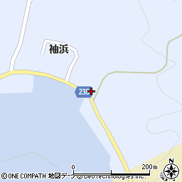 宮城県石巻市雄勝町大浜袖浜22周辺の地図