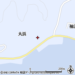 宮城県石巻市雄勝町大浜大浜周辺の地図