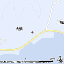宮城県石巻市雄勝町大浜（大浜）周辺の地図